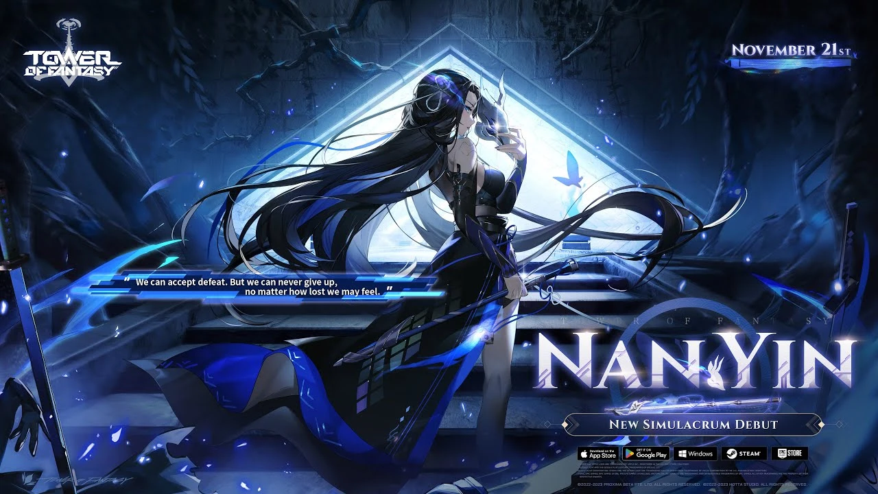 Трогательный трейлер Tower of Fantasy раскрывает новую героиню Нань Инь с уникальным оружием