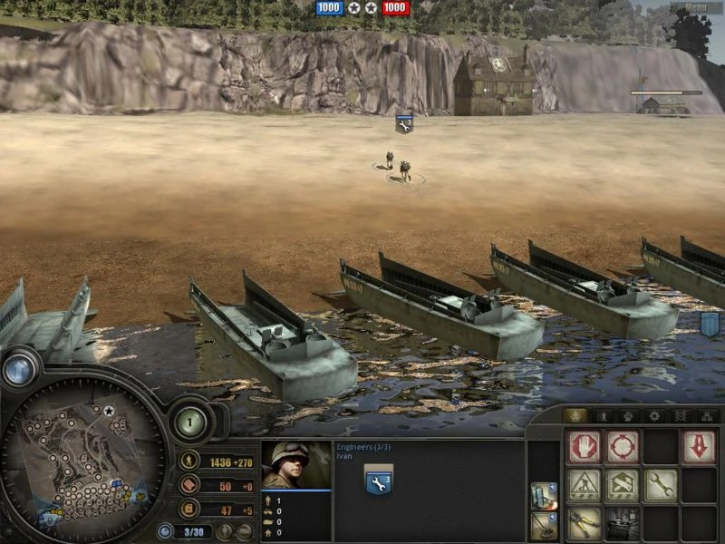 Company of Heroes: Opposing Fronts "Карта - Operation Husky"