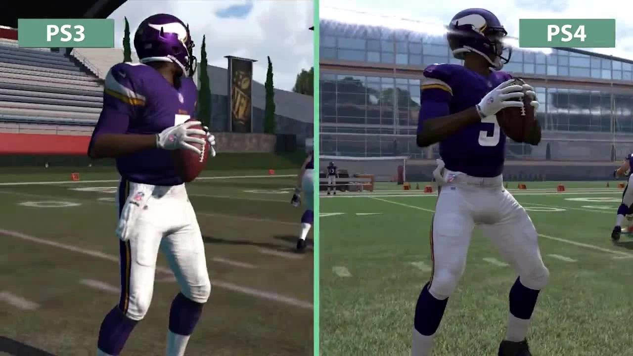 Сравнение графики в Madden NFL 16 - PS3 vs. PS4