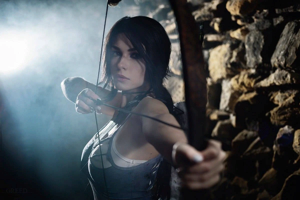 Качественный косплей на качественную игру про Лару Крофт