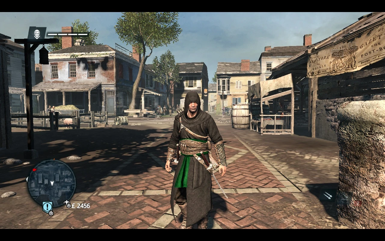 Assassin's Creed: Rogue "Черный костюм Альтаира, зеленый пояс"