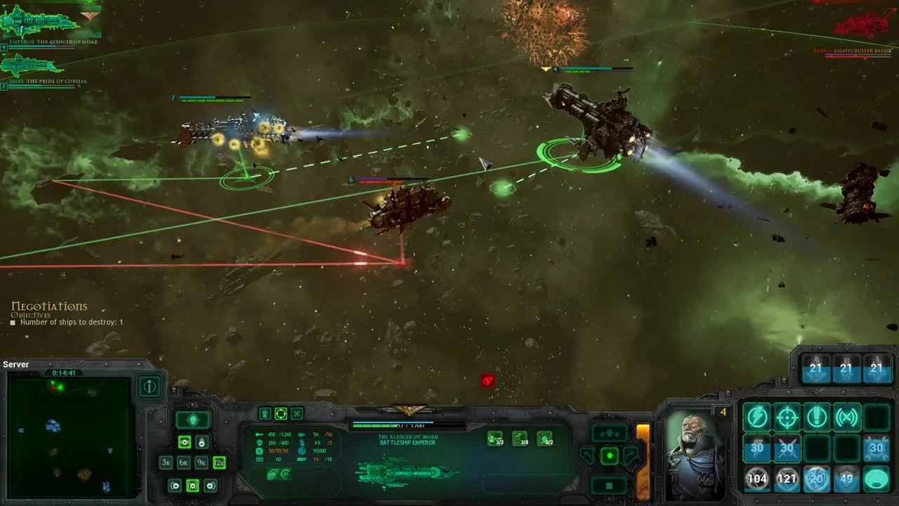 Battlefleet Gothic Armada "прохождение на русском Защита Эльдар Глава 4 - Ч4 обзор"