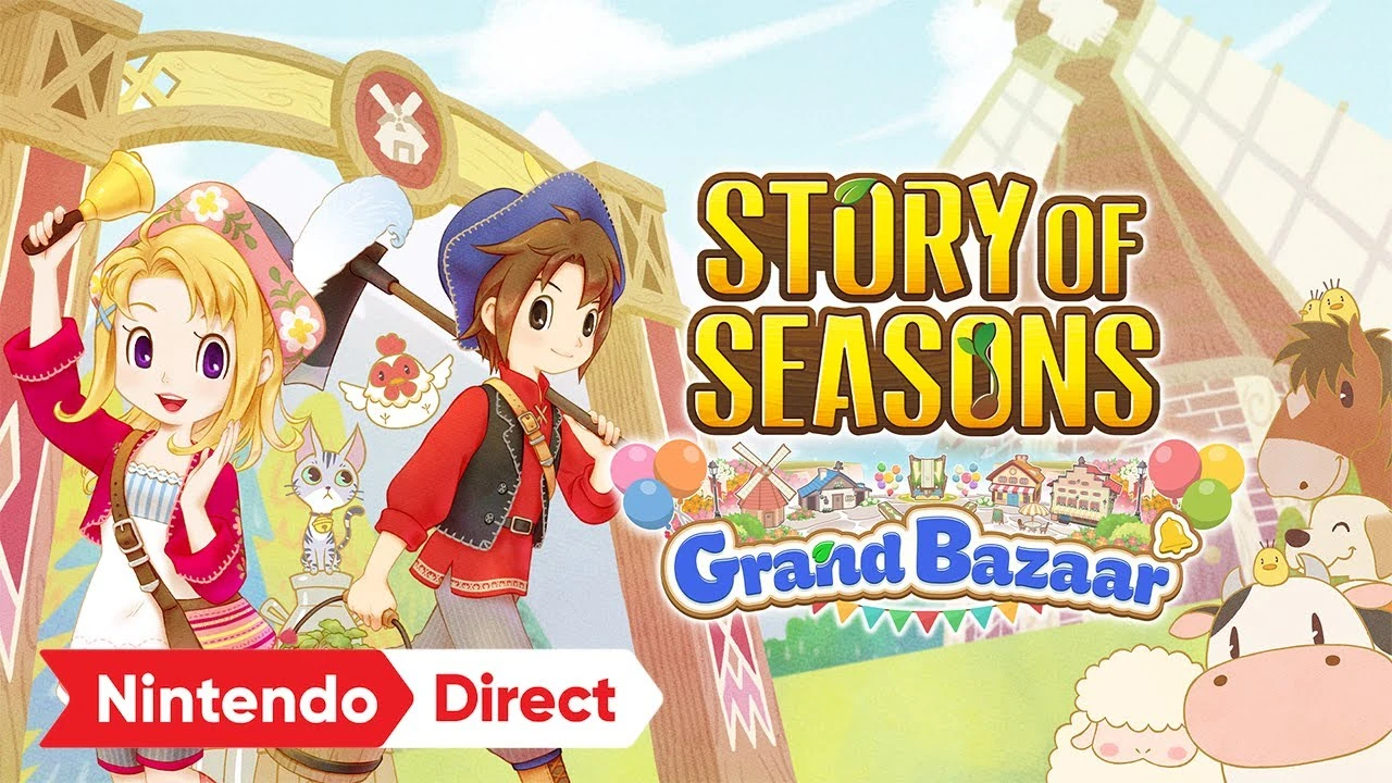Уютное фермерское приключение Story of Seasons: Grand Bazaar выйдет на ПК и Switch