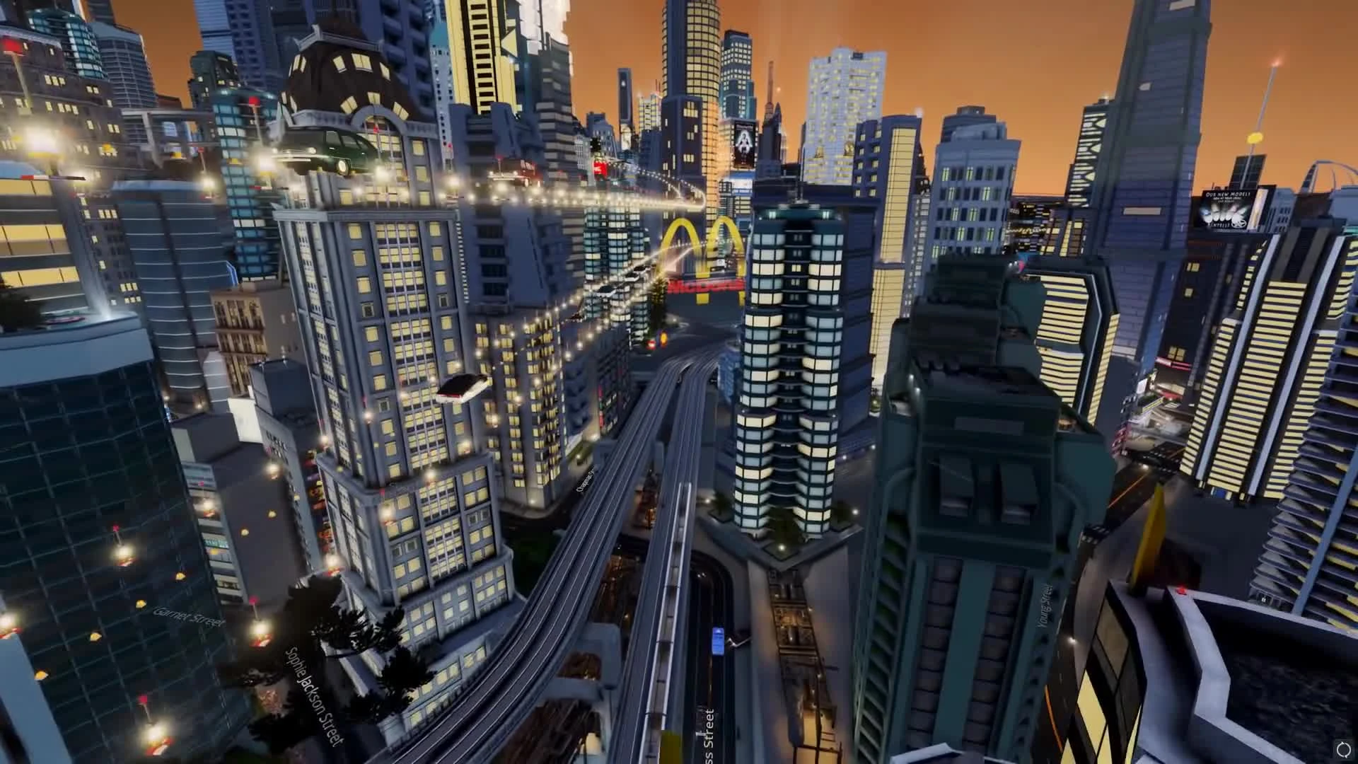 Cities: Skylines стал пристанищем жанра "киберпанк"