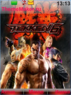 Тема Tekken 6 на Nokia 240x320 SE
