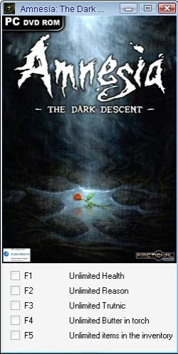 Amnesia - The Dark Descent: Трейнер/Trainer (+5) [1.0] {24K/PlayGround.ru}