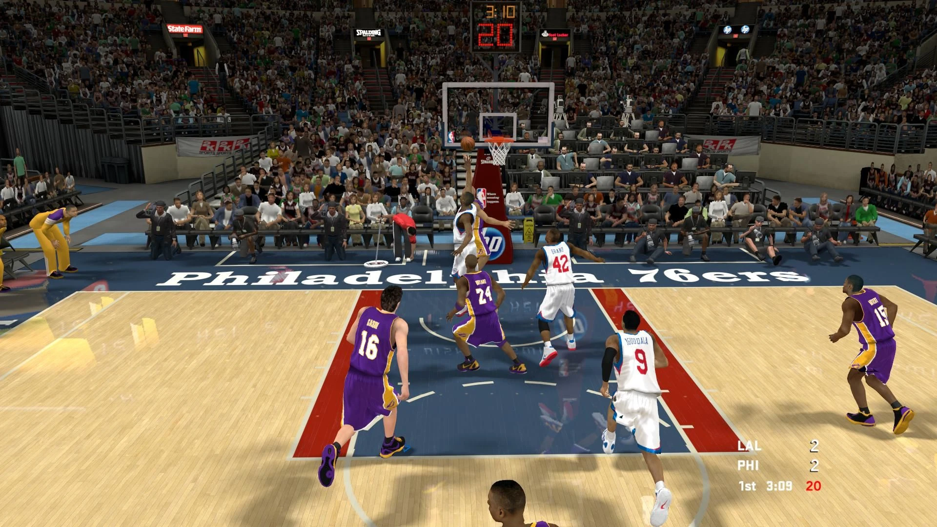NBA 2K12 "Transparent Scoreboard"