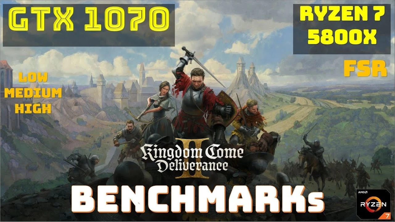 Kingdom Come: Deliverance 2 протестировали на GTX 1070 в 1080p