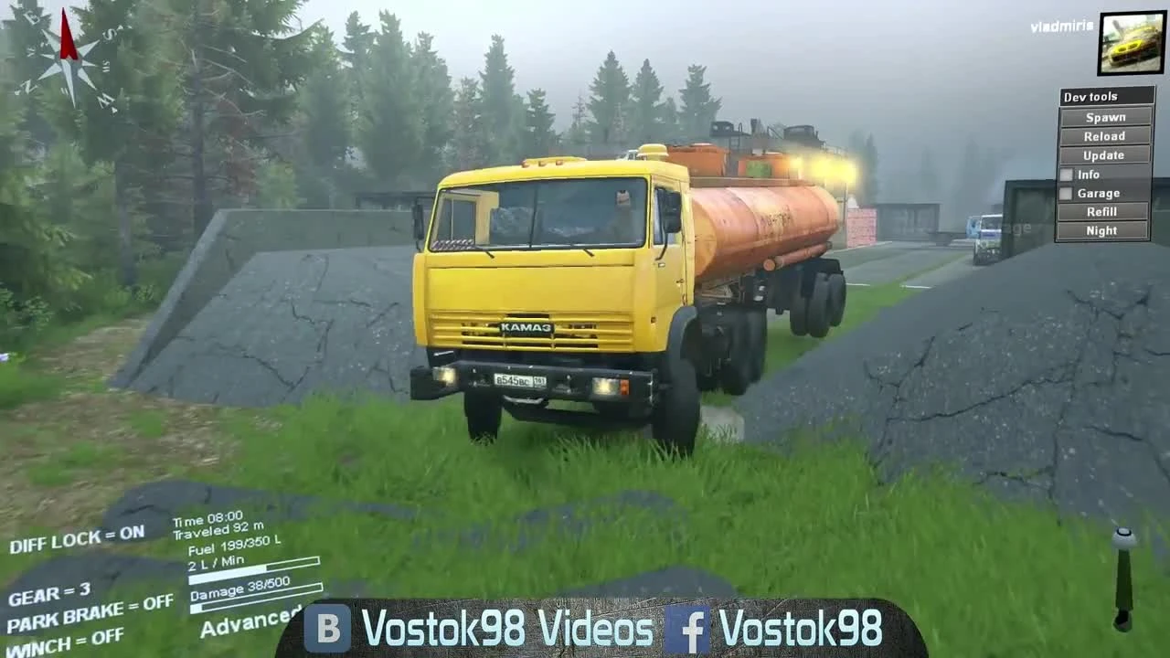 Spintires - КамАЗ 54115 "Madarik"