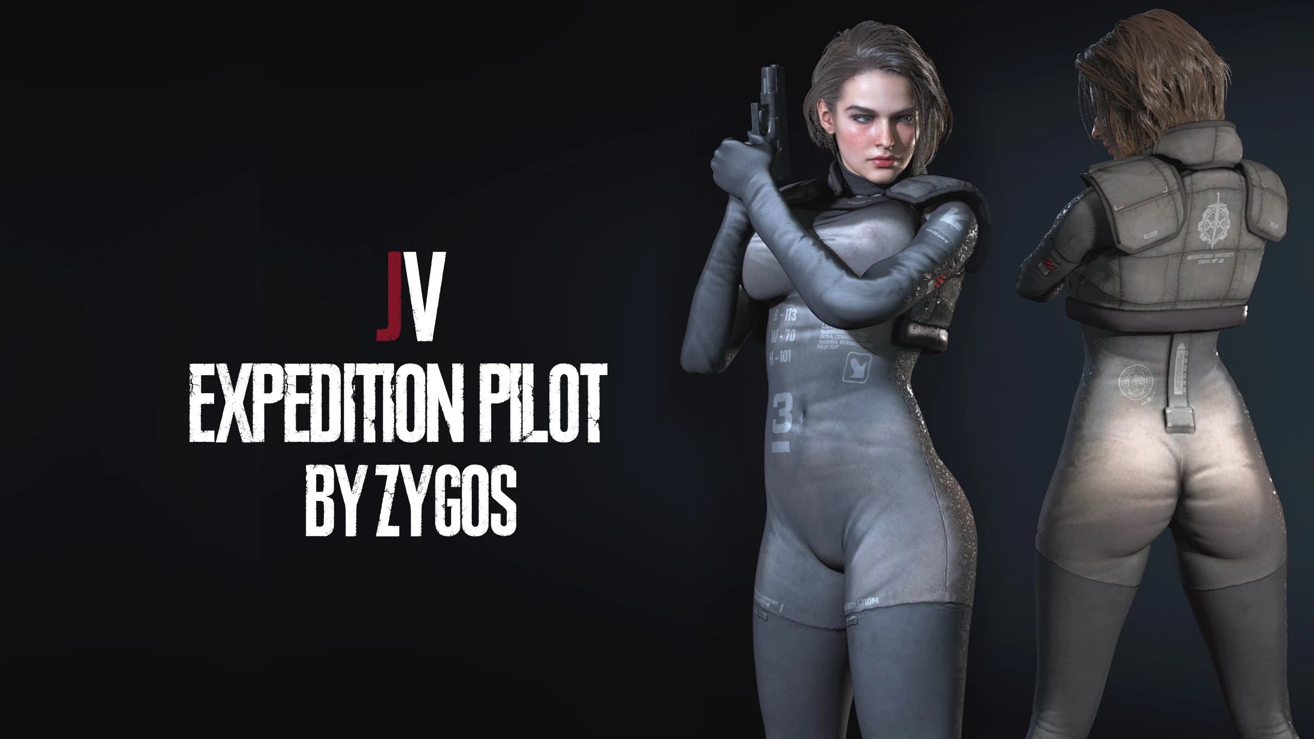 Resident Evil 3 "Джилл в костюме экспедиционного пилота"