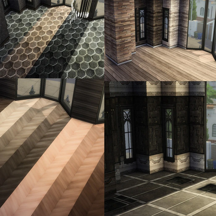 Sims 4 "Пак стен и полов (2020)"