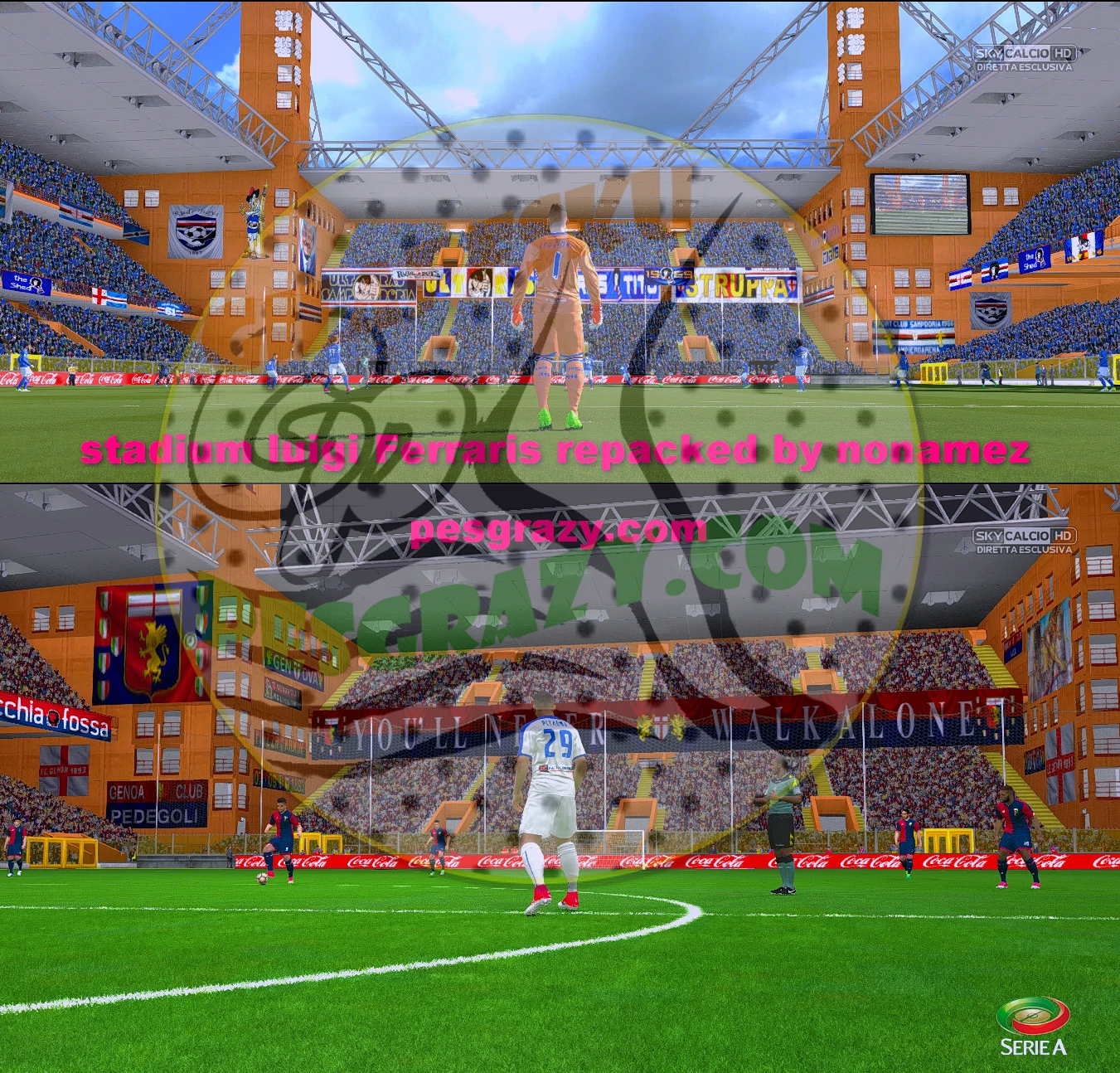 PES 2017 "Luigi Ferraris Stadium Repacked"