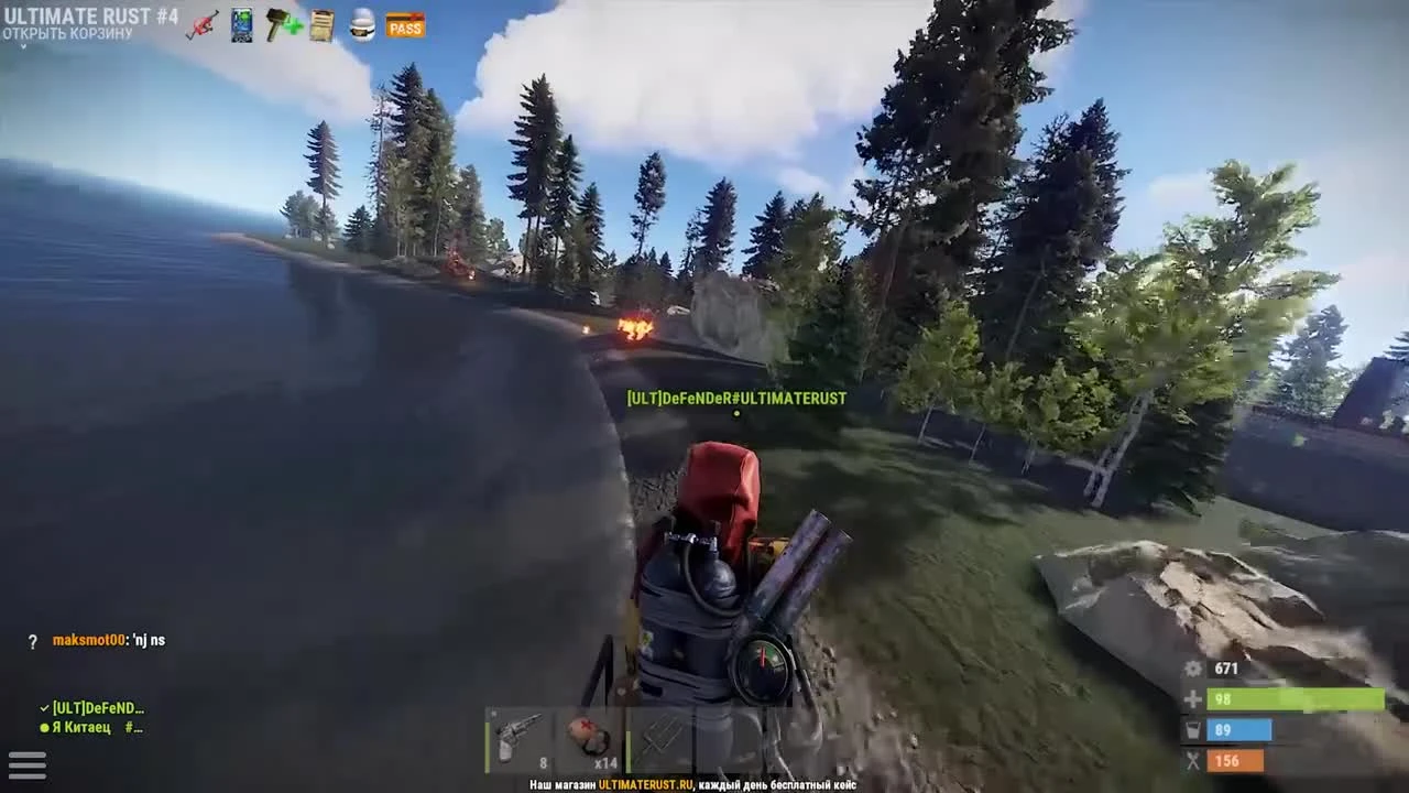 Rust - Зарейдил кибитку донатера С 250.000 Серы!