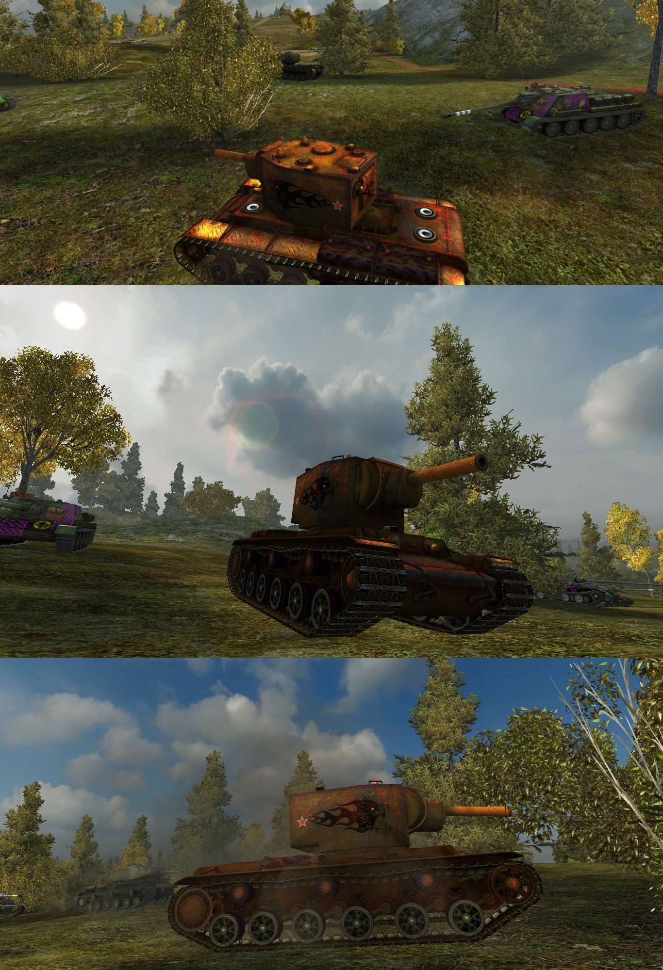 World of Tanks "Шкурка на КВ-2 py Pawlik"