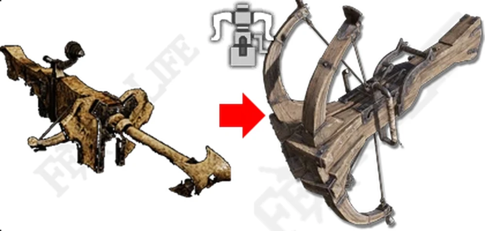 Monster Hunter Wilds "Ручная баллиста из Elden Ring (тяжелое лукорудие)"