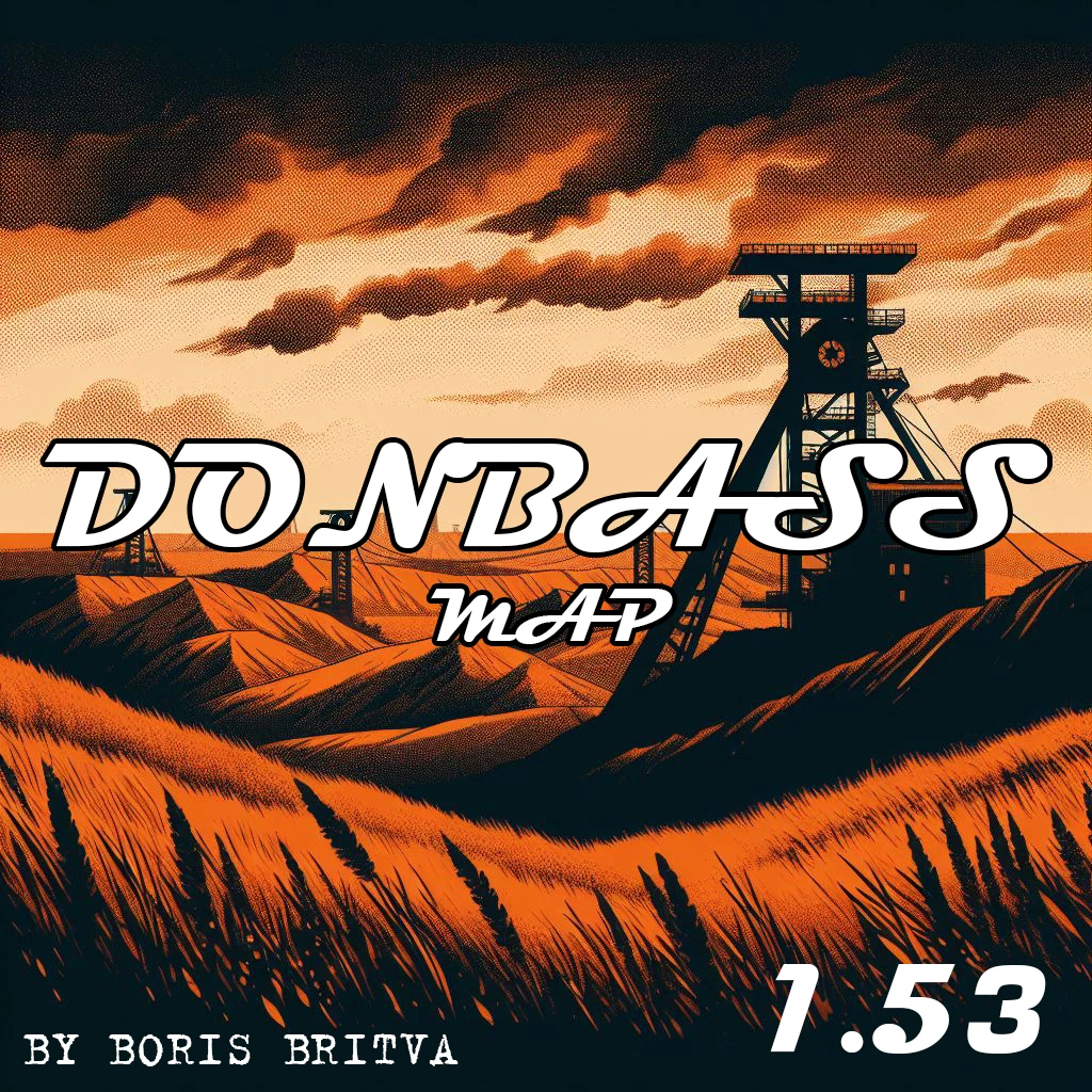 Euro Truck Simulator 2 "Карта Донбасс" [1.57]