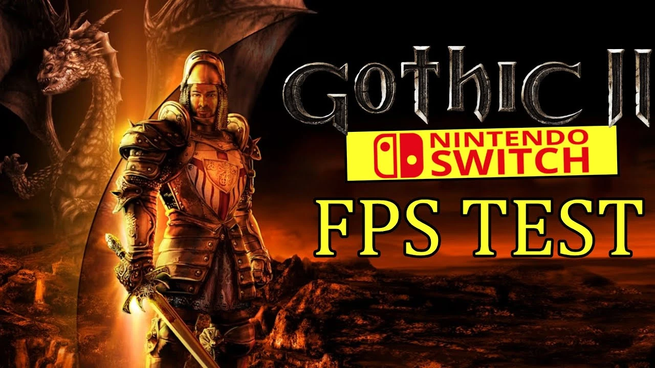 В ходе тестов выяснилось, что производительность Gothic 2 Classic на Switch колеблется от 35 до 60 FPS