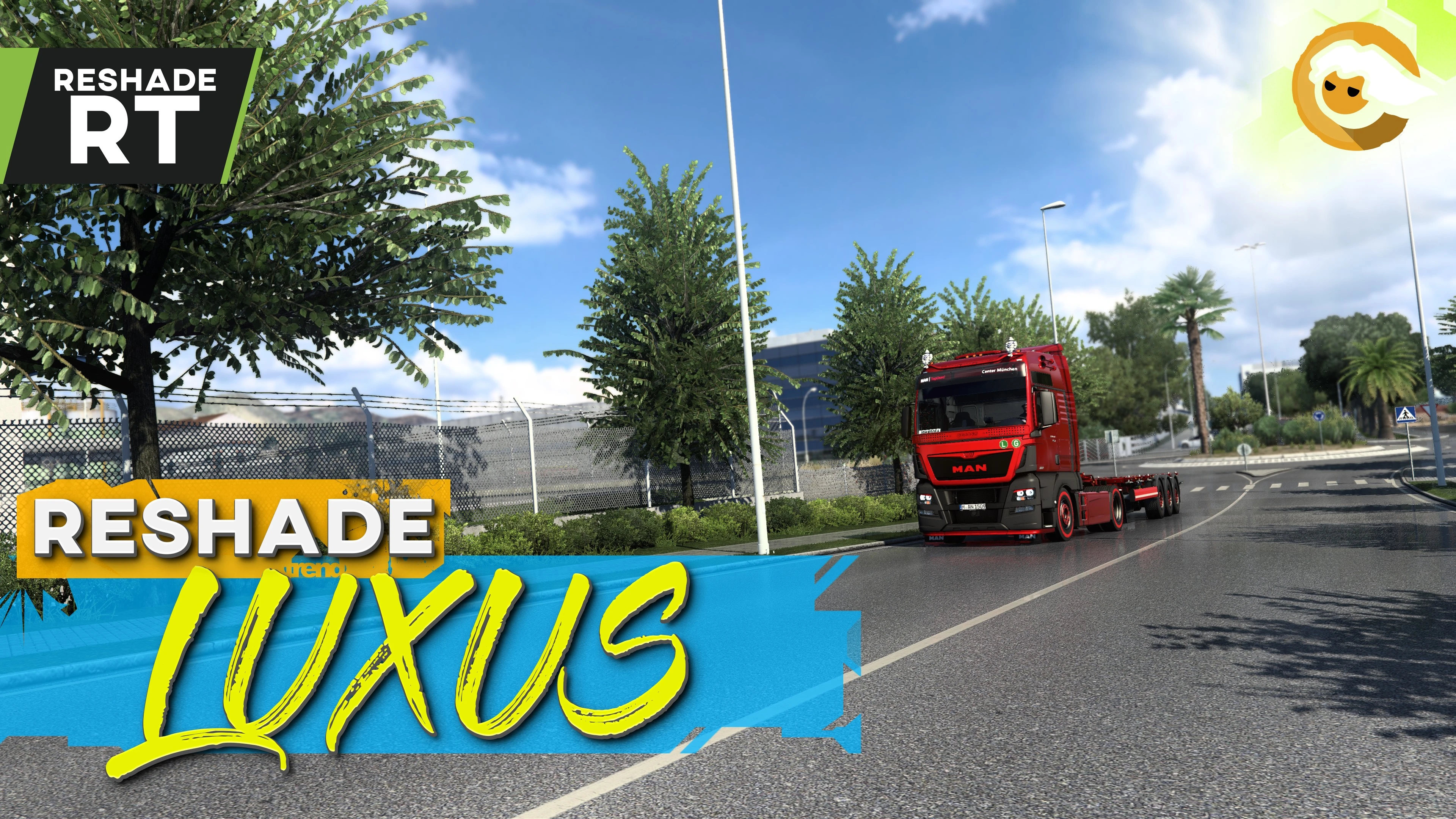 Euro Truck Simulator 2 "Предустановка ReShade для трассировки лучей LuxuS" [1.45]