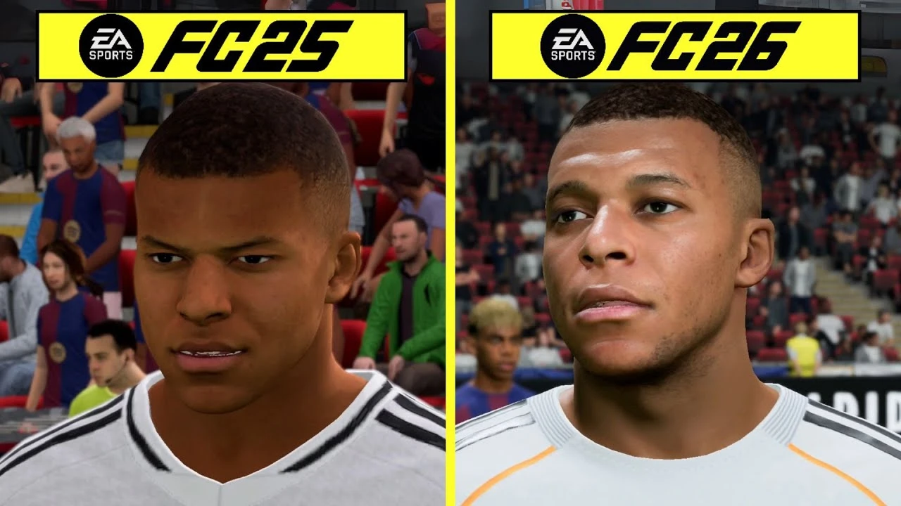 EA Sports FC 26 vs EA FC 25 - сравнение графики на Nintendo Switch 2