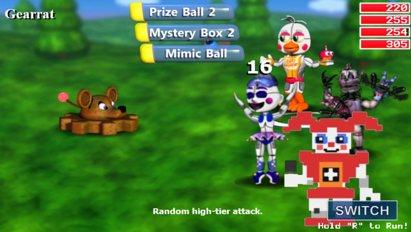 FNaF World "sl in fnaf world #1"