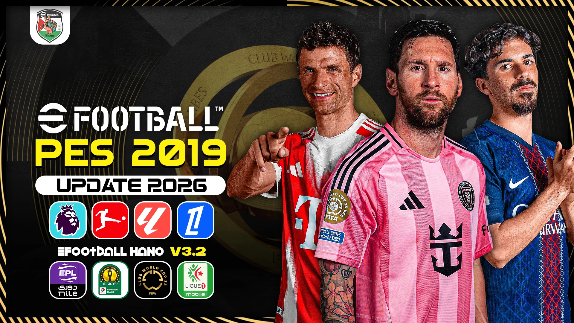 PES 2019 "eFootball HANO Patch Сезон 2025-2026" [3.2]