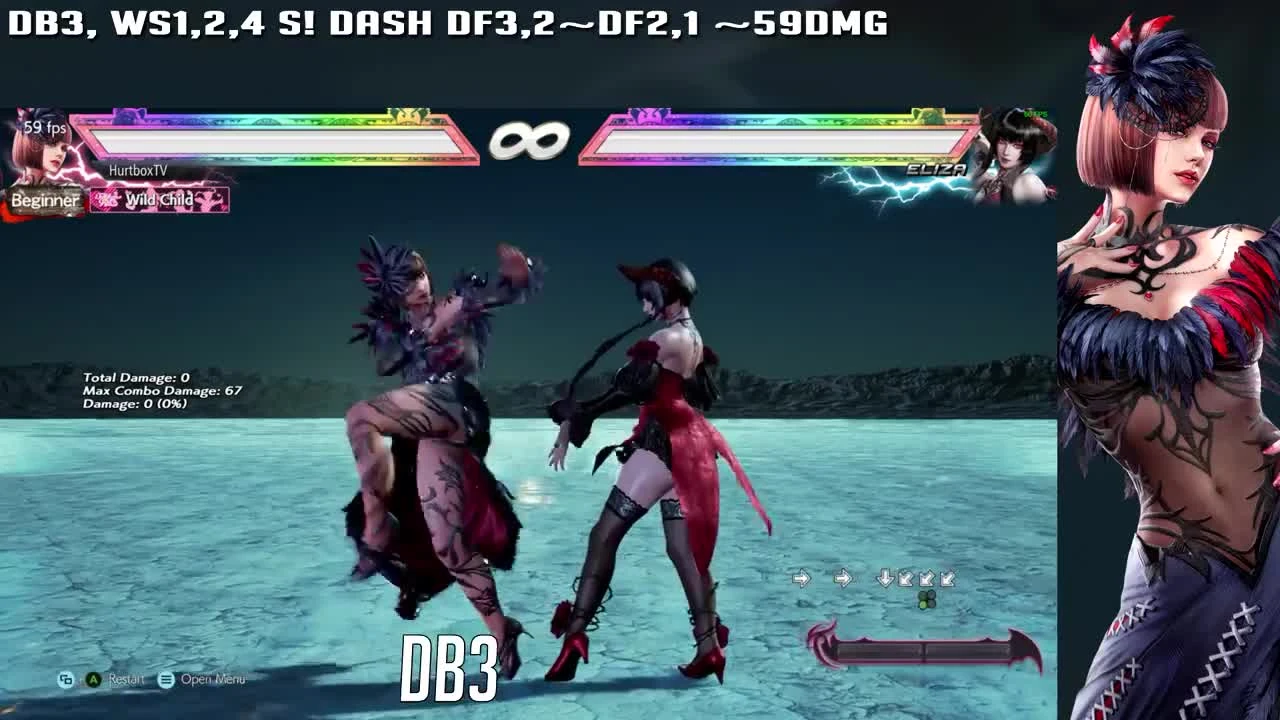 Tekken 7 - Все прирывания комбо противника за персонажа Anna Williams