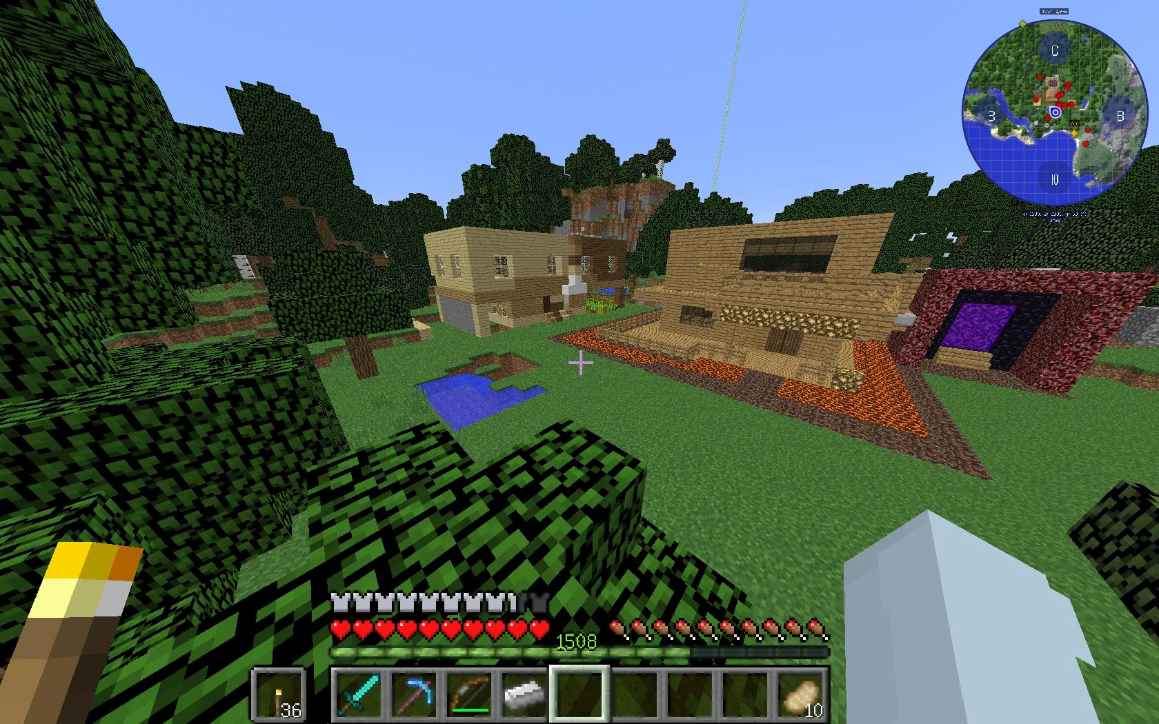 Minecraft "Сохранение - Выживание: постройки, вещи" [1.12.2]