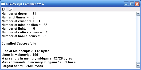 GTA 2 "Script Compiler v9.6"