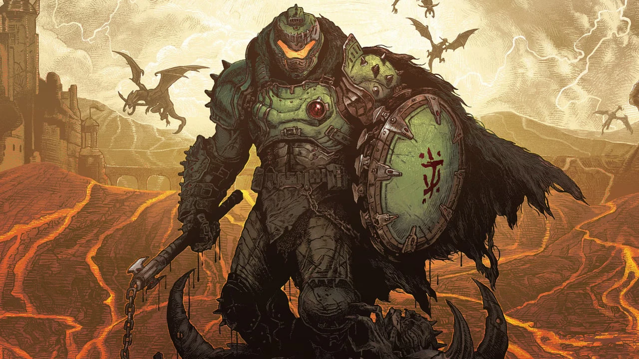 Для Xbox Series вышла динамичная тема DOOM: The Dark Ages