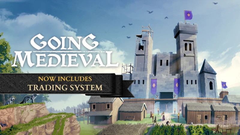 Для Going Medieval вышло обновление Merchants & Diplomacy