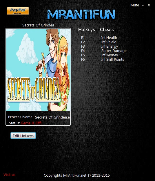 Secrets Of Grindea: Трейнер/Trainer (+6) [0.612b] {MrAntiFun}