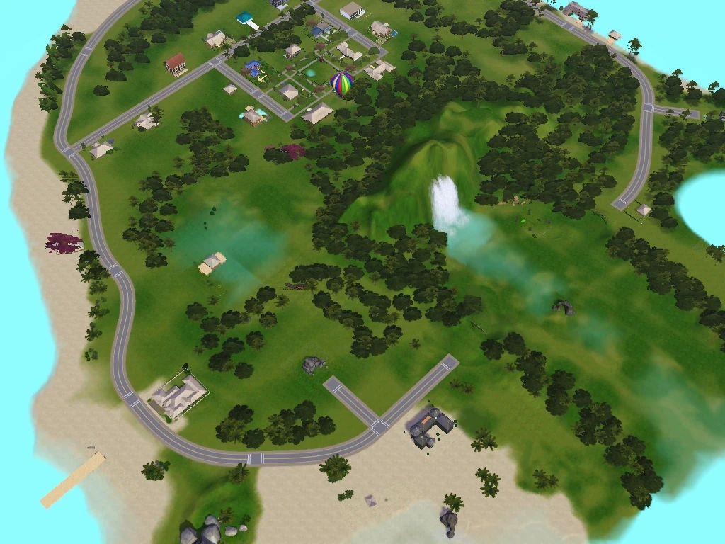 The Sims 3 "Город Tropical Island - Тропический Остров"