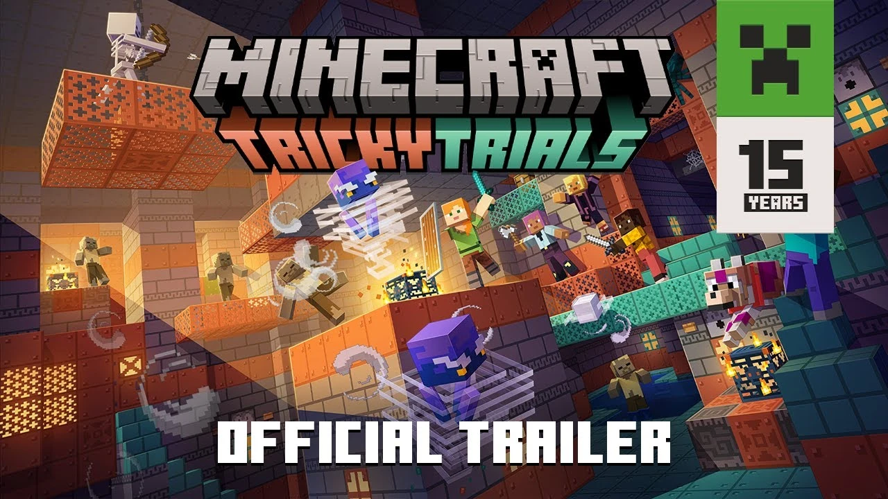 Minecraft: Трейлер к обновлению Tricky Trials
