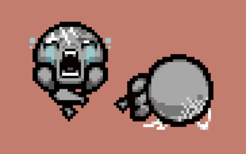 The Binding of Isaac "Анимация смерти выход ярости"