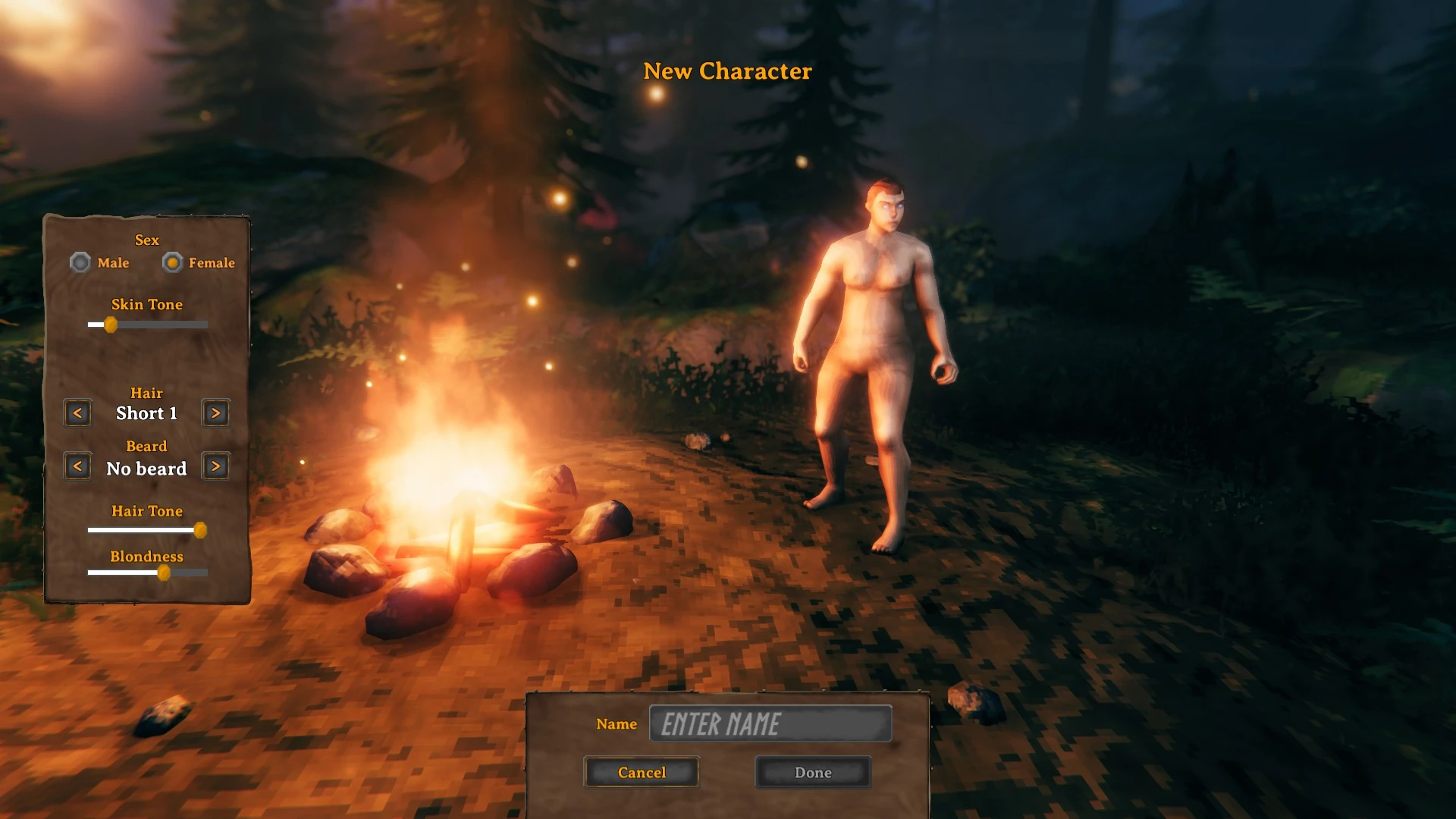 Valheim "Обнаженные персонажи"