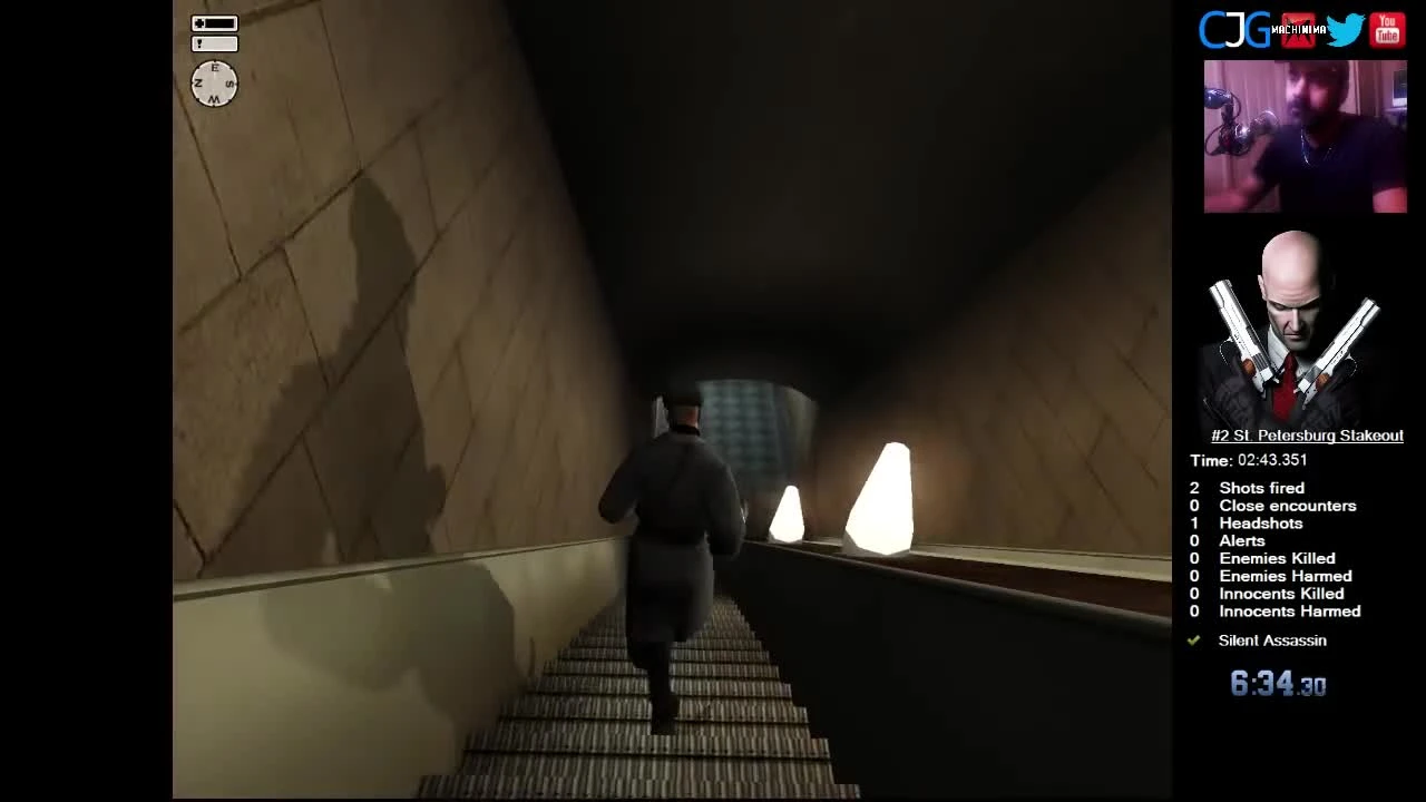 Hitman: Silent Assassin: Скоростное прохождение (Бессшумный Убийца) HARD [53:26]