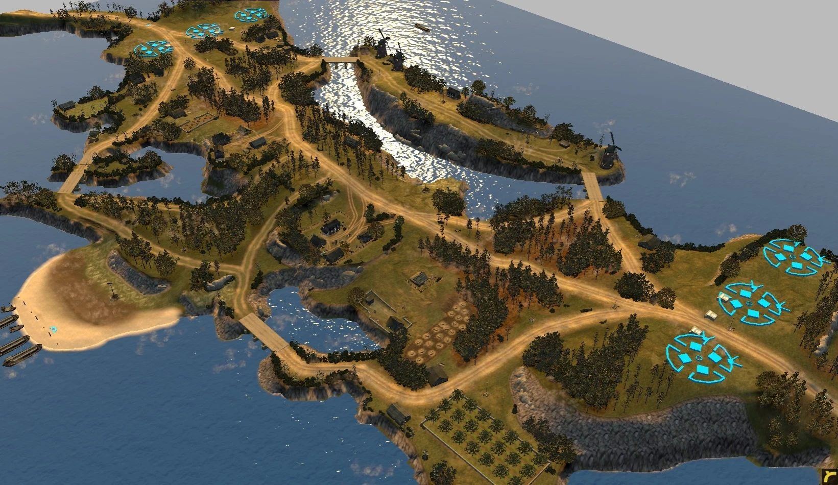 Company of Heroes 2 "6_p Greek Island (карта)"