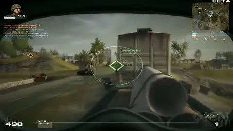 Battlefield Play4Free "Пушка геймплей"