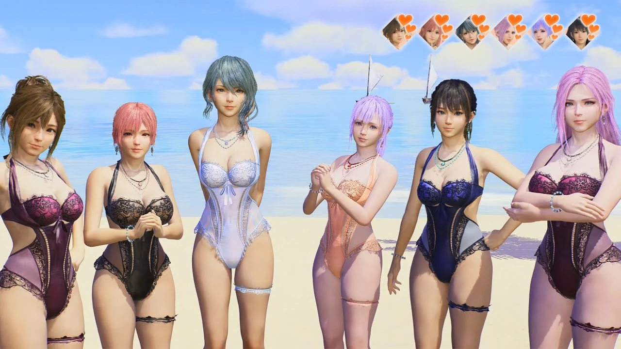 Самый горячий момент из Venus Vacation Prism - Dead or Alive Xtreme со всеми героинями