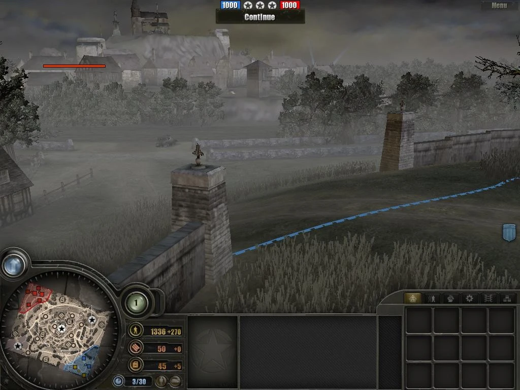 Company of Heroes: Opposing Fronts "Карта - Hill Suso Night"