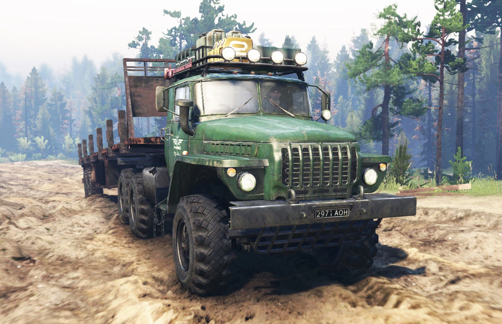Spintires "Урал-4320 тягач v3.0"