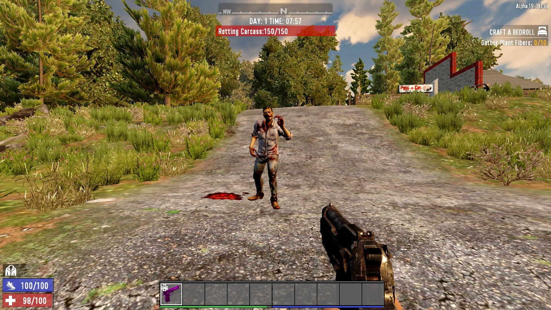 7 Days To Die "Работающий HP-бар"