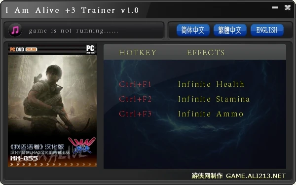 I Am Alive: Трейнер/Trainer (+3) [1.0] {tkwlee}