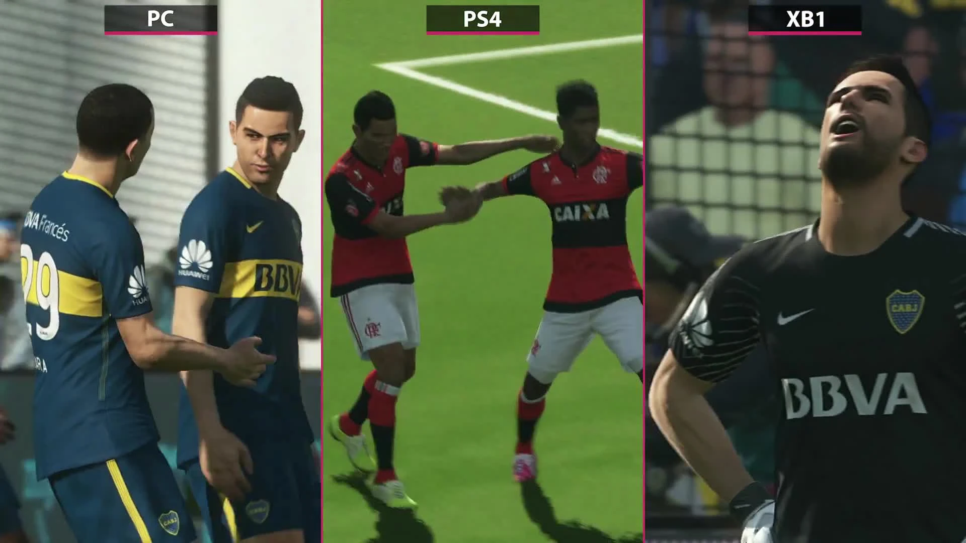 PES 2018 - Сравнение PC vs. PS4 vs. Xbox One (Candyland)