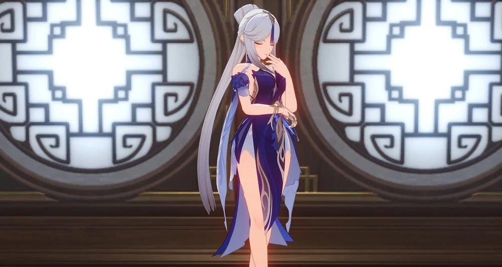 Косплей на Нин Гуан из Genshin Impact