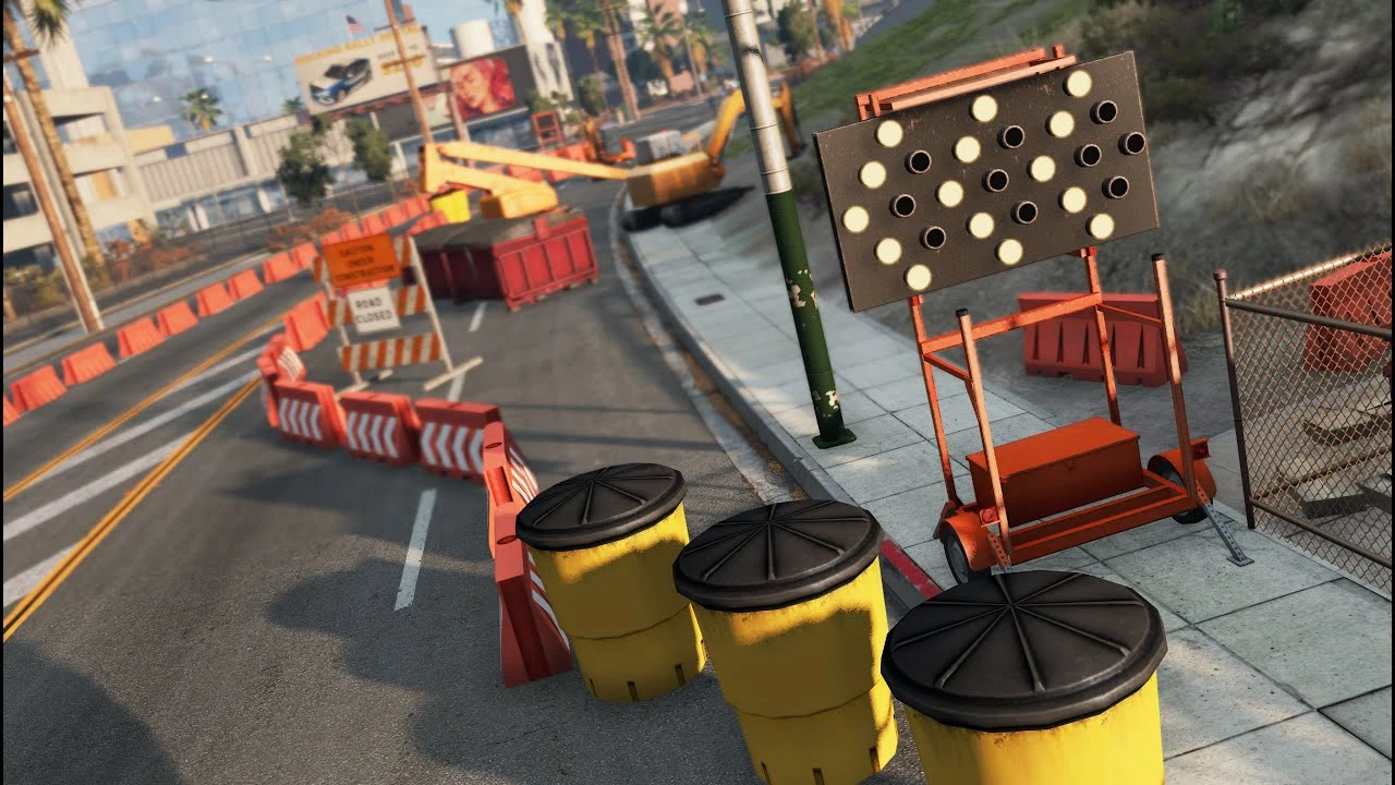 BeamNG.drive "Карта West Coast USA Construction v2.0"