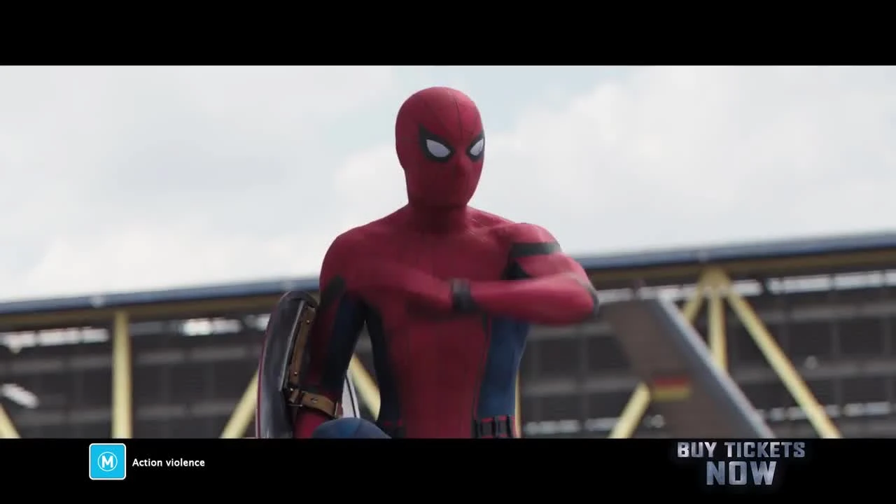 Первый мститель: Противостояние [Фильм]- ТВ Реклама - Новые кадры с Человеком-пауком