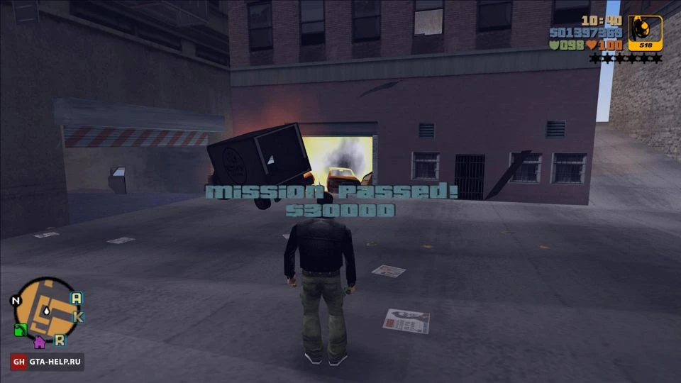 Grand Theft Auto 3 "Звук завершения миссий из TLAD"