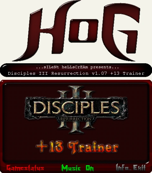 Disciples 3 - Resurrection: Трейнер/Trainer (+13) [1.07] {HoG/sILeNt heLLsCrEAm}
