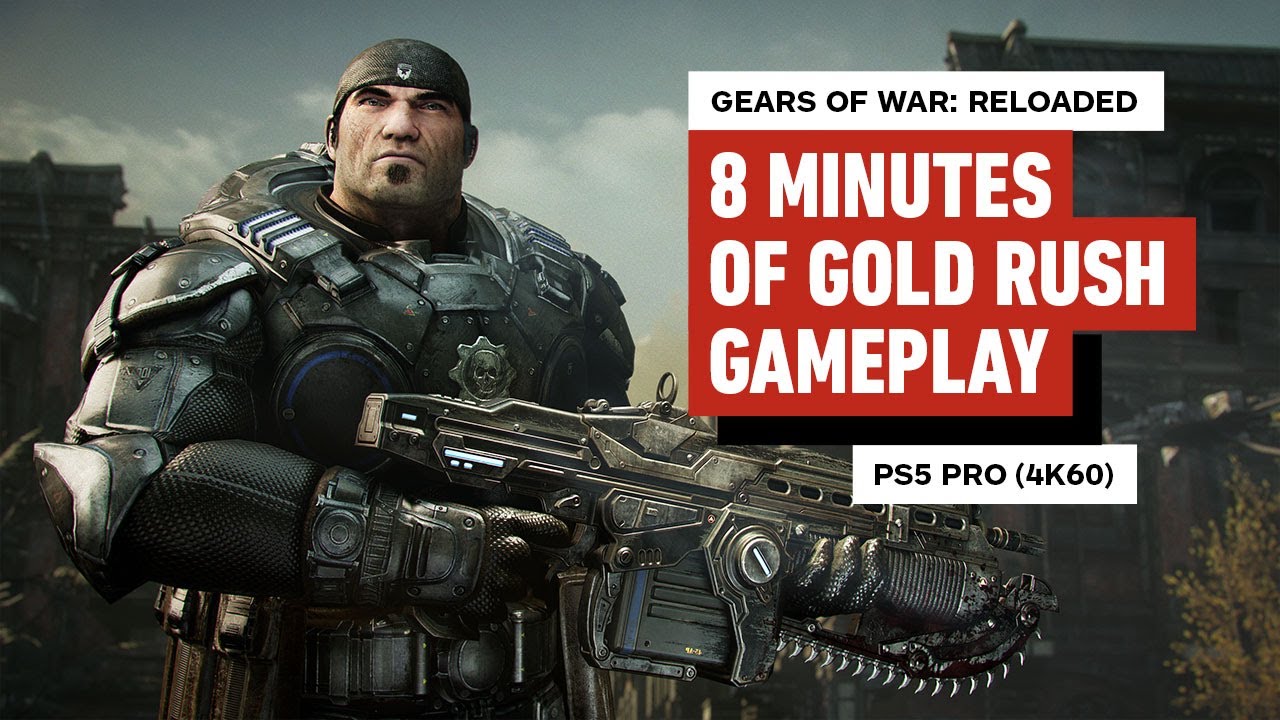 8 минут геймплея Gears of War: Reloaded с PS5 Pro